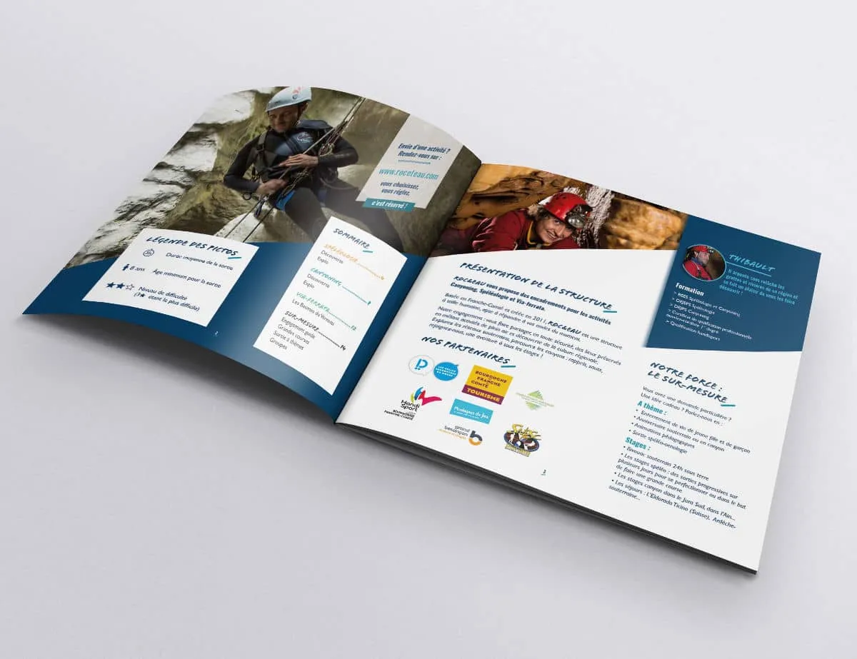 flyer présentation sport