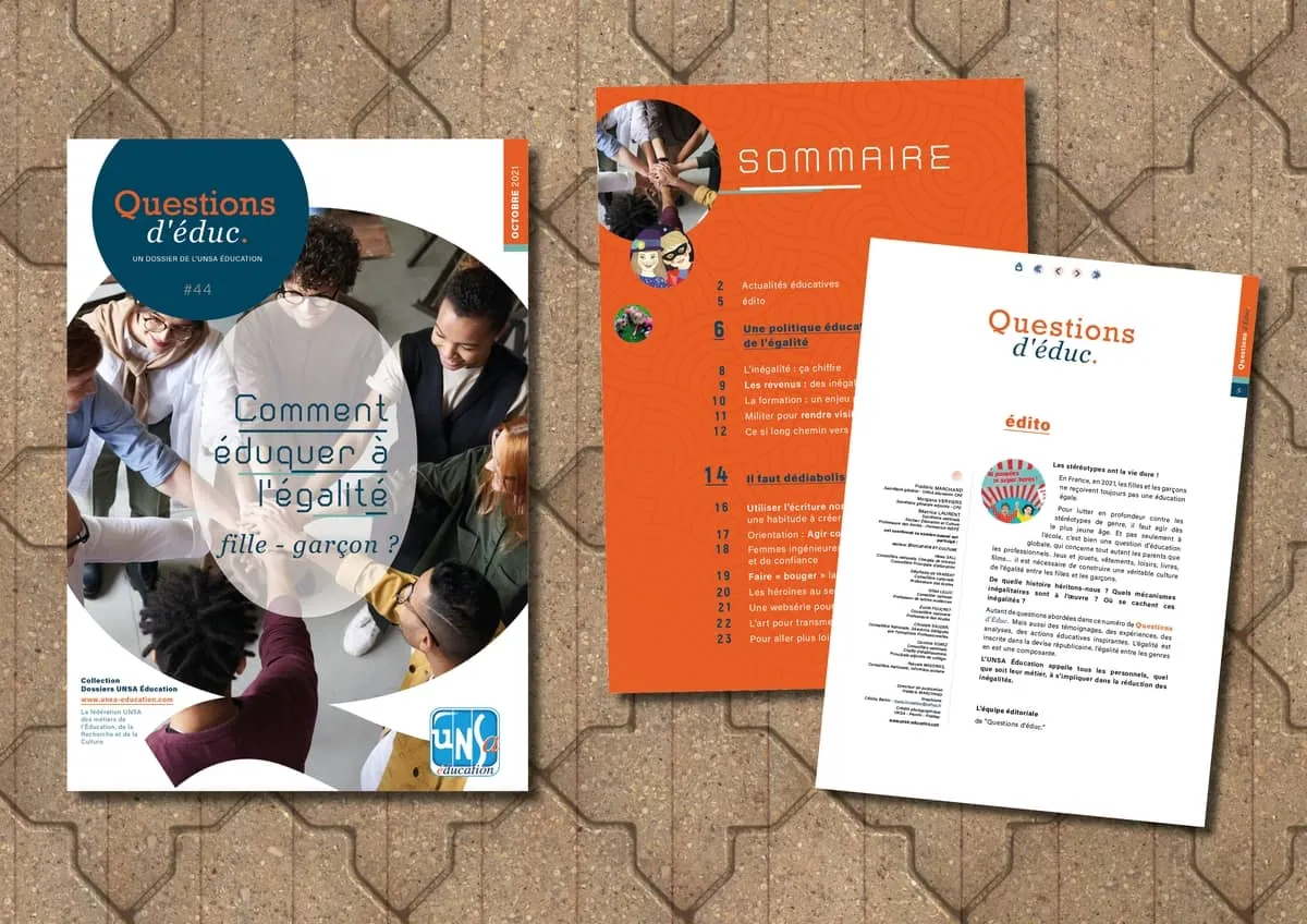 creation graphique magazine