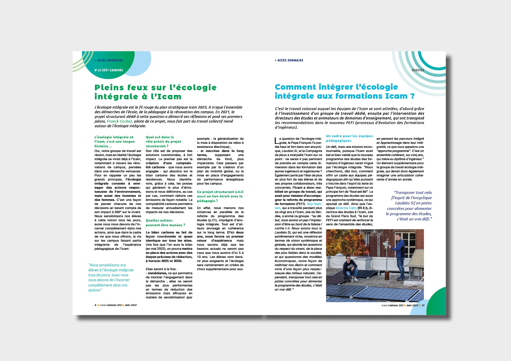 Edition magazine – Icam — visuel 2